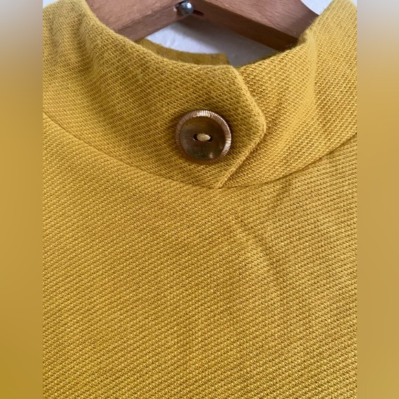 Vintage 1960’s Union Made Mod Shift Yellow Dress - Picture 3 of 5